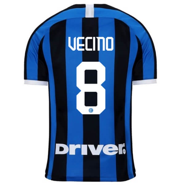 Camiseta Inter Milan NO.8 Vecino Primera equipación 2019-2020 Azul